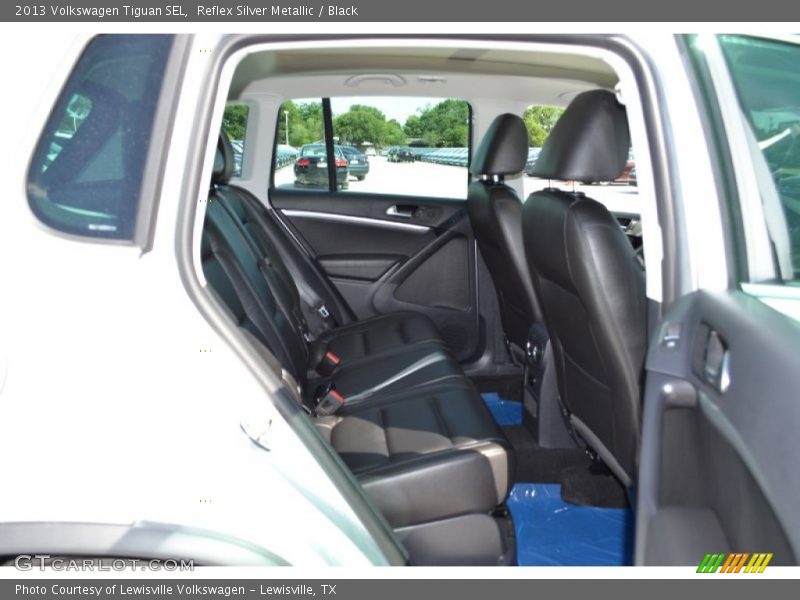 Reflex Silver Metallic / Black 2013 Volkswagen Tiguan SEL