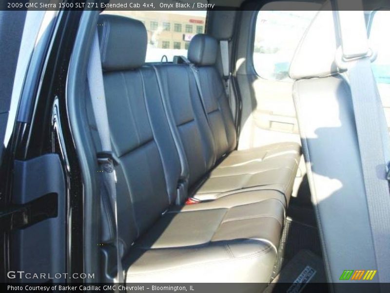 Onyx Black / Ebony 2009 GMC Sierra 1500 SLT Z71 Extended Cab 4x4