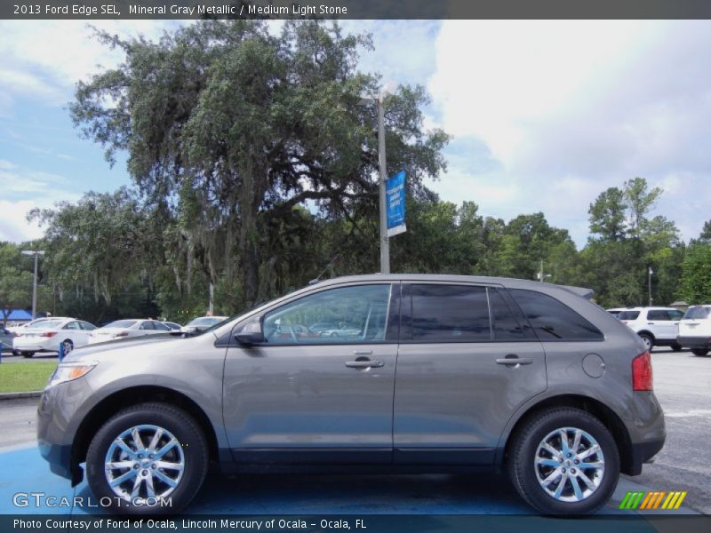 Mineral Gray Metallic / Medium Light Stone 2013 Ford Edge SEL