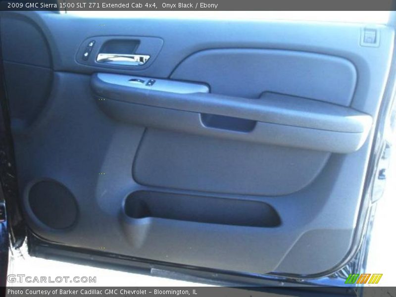 Onyx Black / Ebony 2009 GMC Sierra 1500 SLT Z71 Extended Cab 4x4