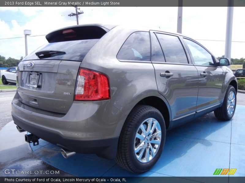 Mineral Gray Metallic / Medium Light Stone 2013 Ford Edge SEL