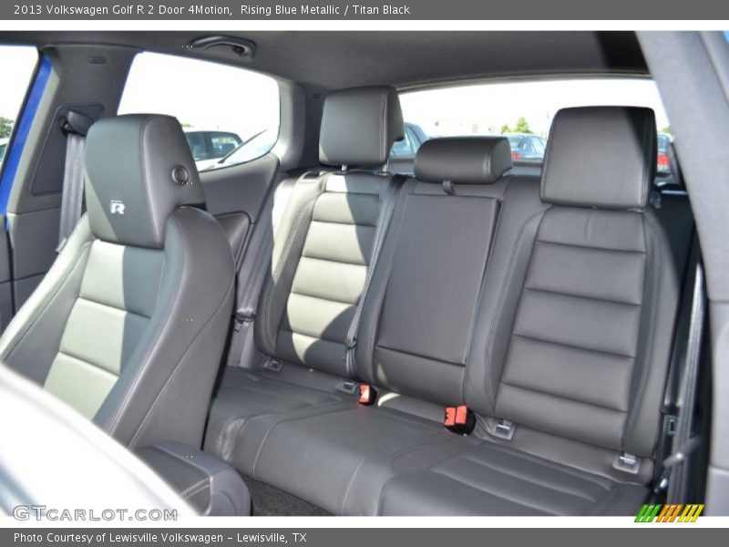Rear Seat of 2013 Golf R 2 Door 4Motion