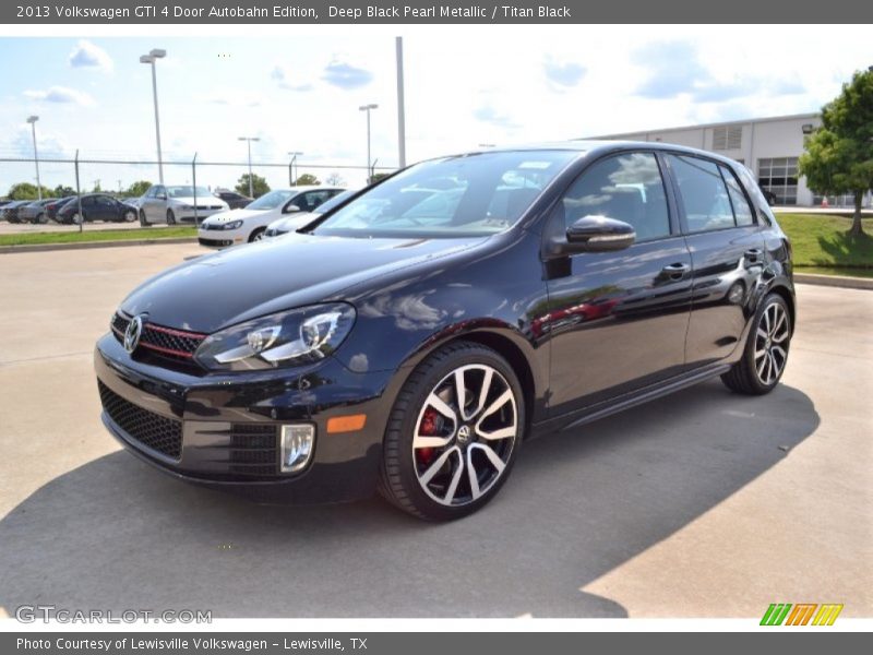 Deep Black Pearl Metallic / Titan Black 2013 Volkswagen GTI 4 Door Autobahn Edition