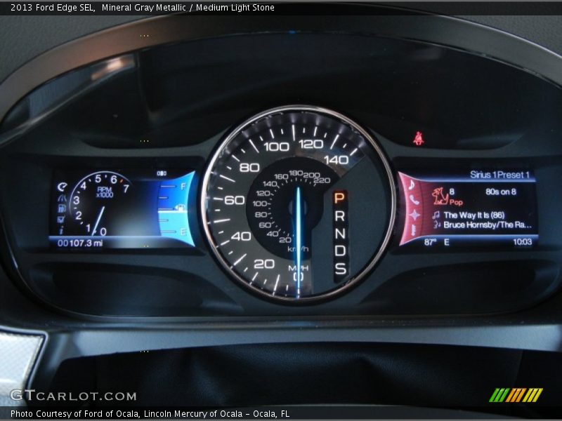 Mineral Gray Metallic / Medium Light Stone 2013 Ford Edge SEL