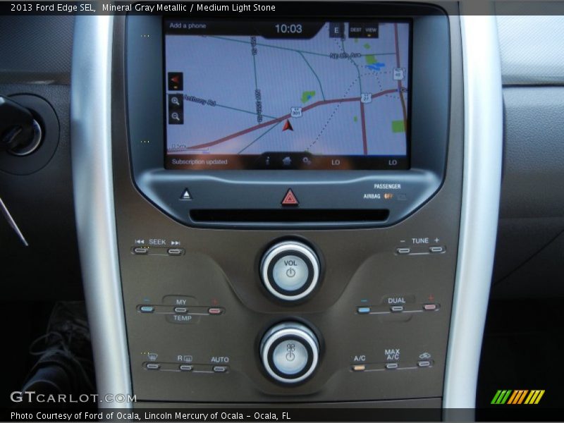 Mineral Gray Metallic / Medium Light Stone 2013 Ford Edge SEL