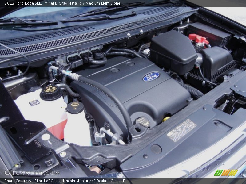 Mineral Gray Metallic / Medium Light Stone 2013 Ford Edge SEL