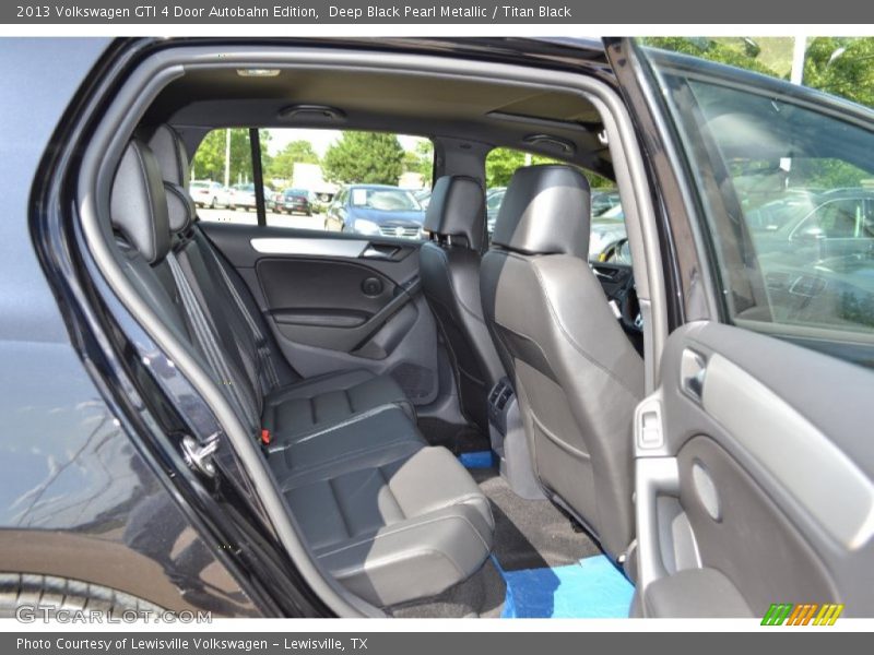 Deep Black Pearl Metallic / Titan Black 2013 Volkswagen GTI 4 Door Autobahn Edition