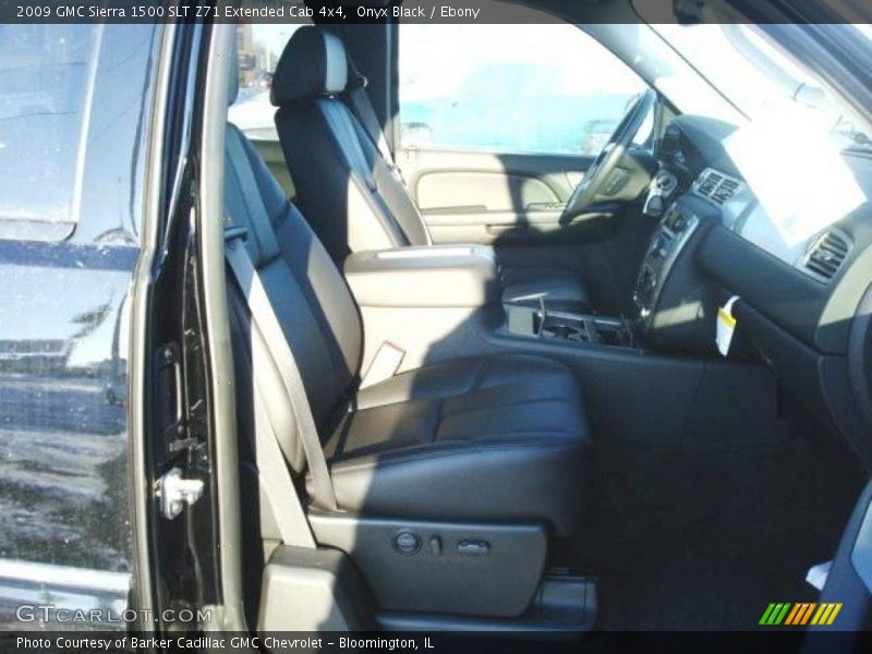 Onyx Black / Ebony 2009 GMC Sierra 1500 SLT Z71 Extended Cab 4x4