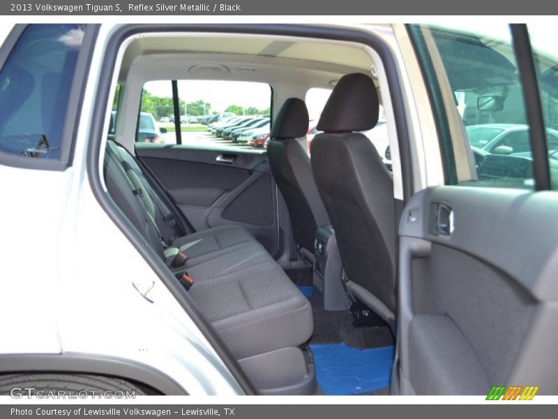 Reflex Silver Metallic / Black 2013 Volkswagen Tiguan S