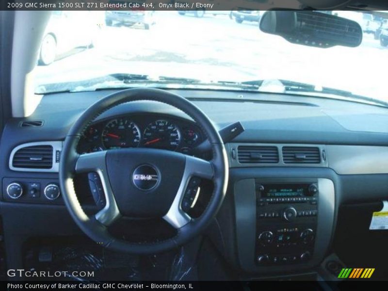 Onyx Black / Ebony 2009 GMC Sierra 1500 SLT Z71 Extended Cab 4x4