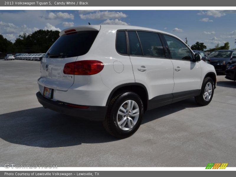 Candy White / Black 2013 Volkswagen Tiguan S
