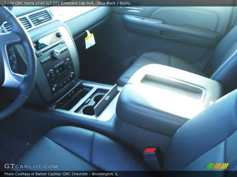 Onyx Black / Ebony 2009 GMC Sierra 1500 SLT Z71 Extended Cab 4x4