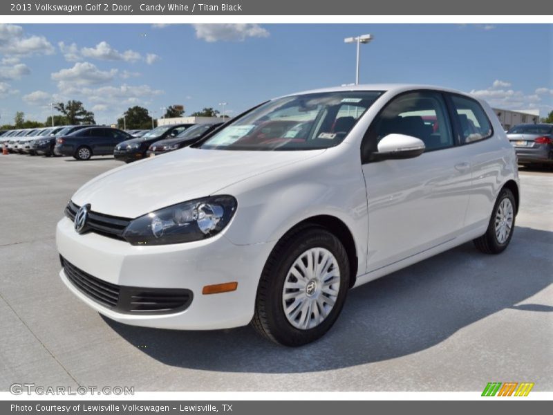 Candy White / Titan Black 2013 Volkswagen Golf 2 Door