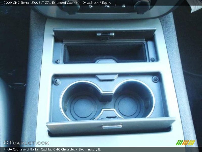 Onyx Black / Ebony 2009 GMC Sierra 1500 SLT Z71 Extended Cab 4x4