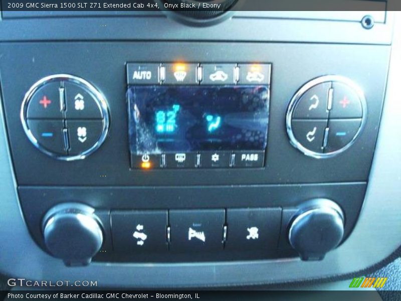 Onyx Black / Ebony 2009 GMC Sierra 1500 SLT Z71 Extended Cab 4x4