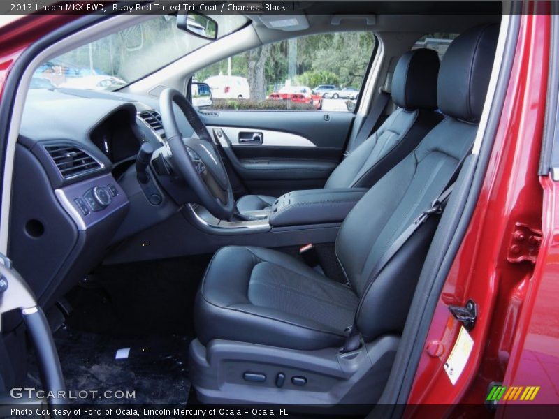 Ruby Red Tinted Tri-Coat / Charcoal Black 2013 Lincoln MKX FWD