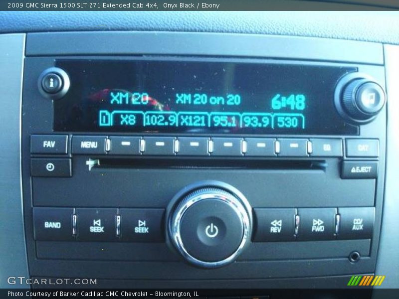 Onyx Black / Ebony 2009 GMC Sierra 1500 SLT Z71 Extended Cab 4x4