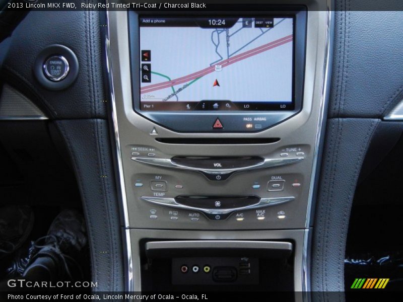 Ruby Red Tinted Tri-Coat / Charcoal Black 2013 Lincoln MKX FWD