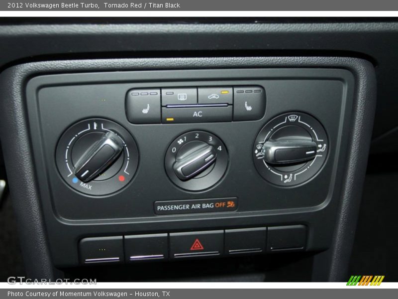 Controls of 2012 Beetle Turbo