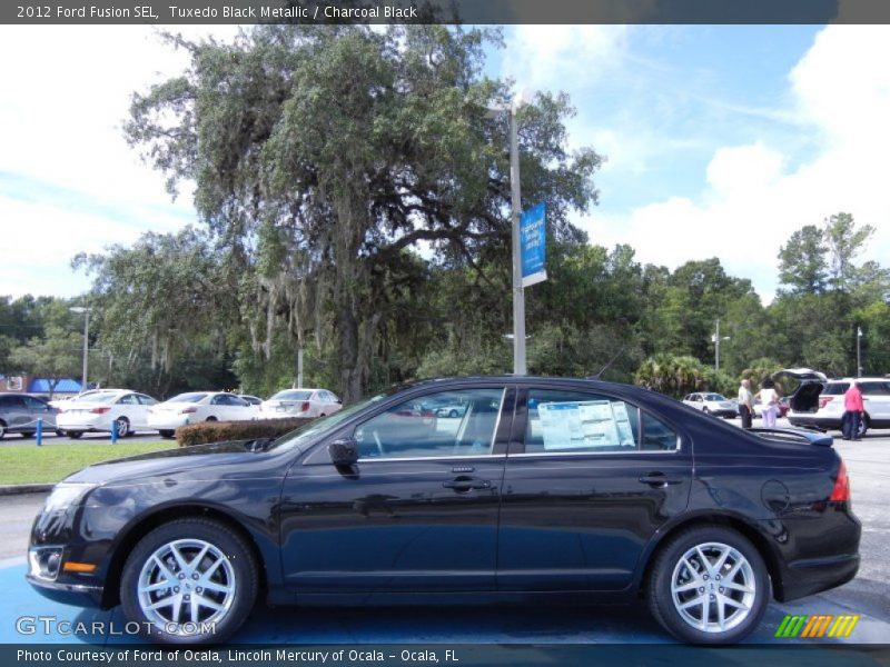 Tuxedo Black Metallic / Charcoal Black 2012 Ford Fusion SEL