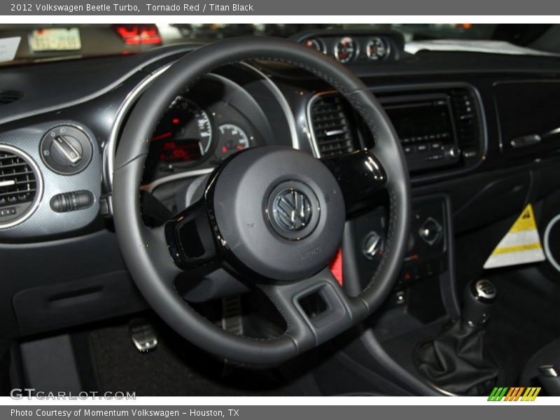 Tornado Red / Titan Black 2012 Volkswagen Beetle Turbo