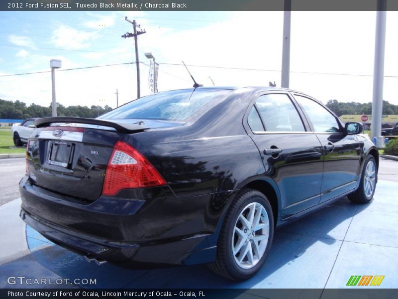 Tuxedo Black Metallic / Charcoal Black 2012 Ford Fusion SEL