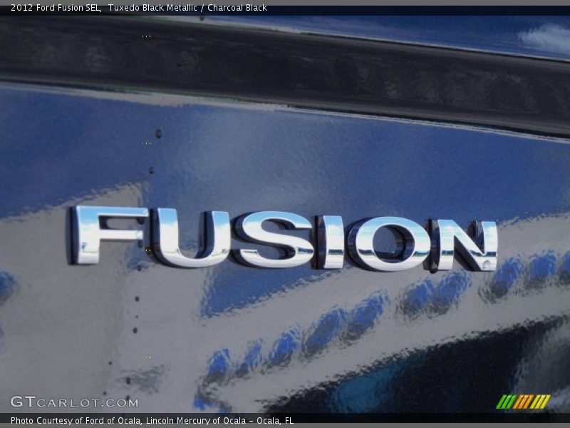 Tuxedo Black Metallic / Charcoal Black 2012 Ford Fusion SEL