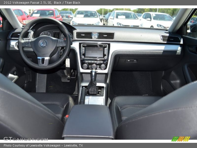 Black / Titan Black 2012 Volkswagen Passat 2.5L SE
