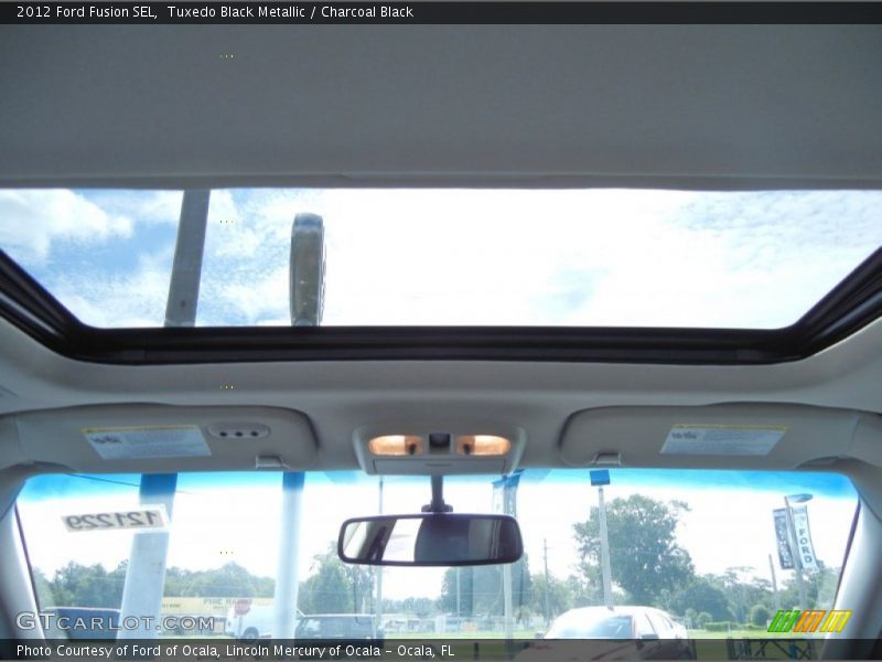 Tuxedo Black Metallic / Charcoal Black 2012 Ford Fusion SEL
