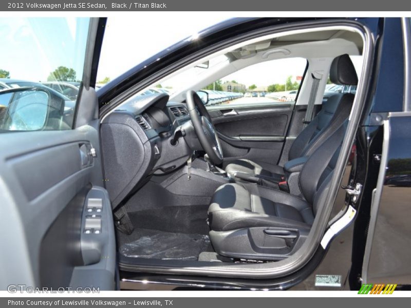 Black / Titan Black 2012 Volkswagen Jetta SE Sedan