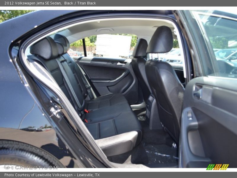 Black / Titan Black 2012 Volkswagen Jetta SE Sedan