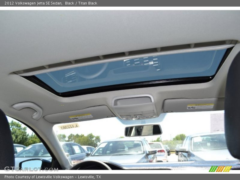 Black / Titan Black 2012 Volkswagen Jetta SE Sedan