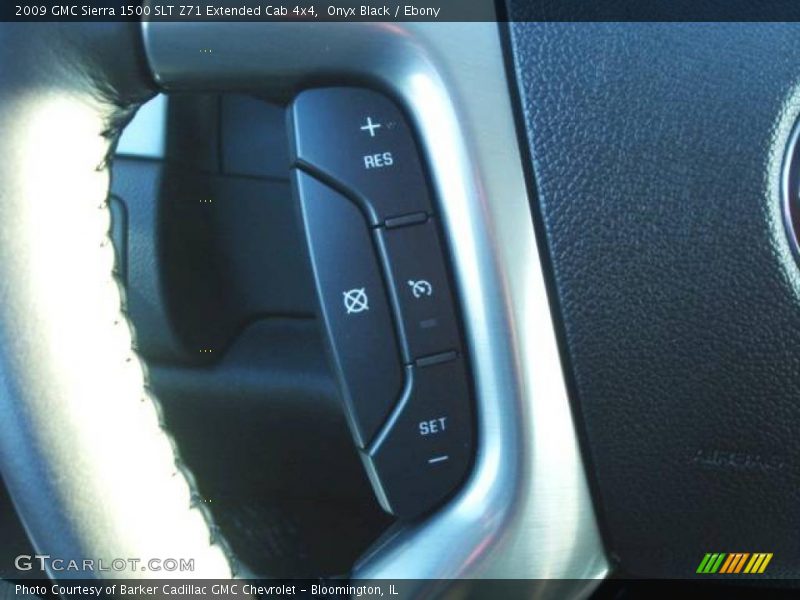 Onyx Black / Ebony 2009 GMC Sierra 1500 SLT Z71 Extended Cab 4x4