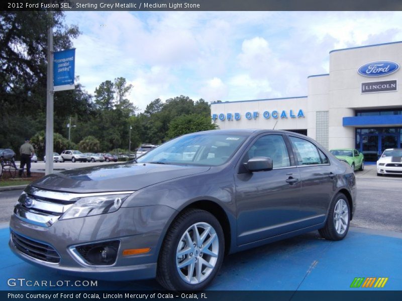 Sterling Grey Metallic / Medium Light Stone 2012 Ford Fusion SEL