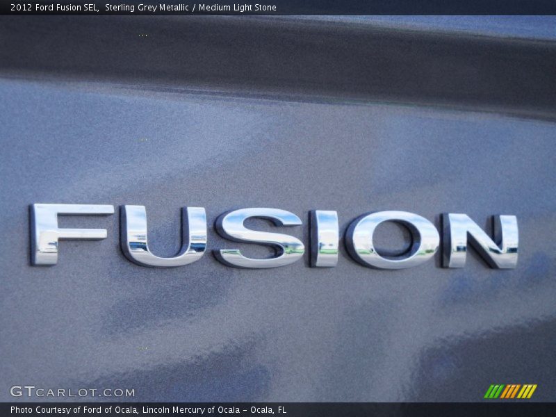 Sterling Grey Metallic / Medium Light Stone 2012 Ford Fusion SEL