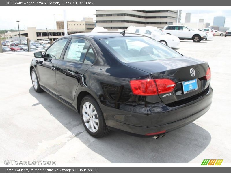 Black / Titan Black 2012 Volkswagen Jetta SE Sedan