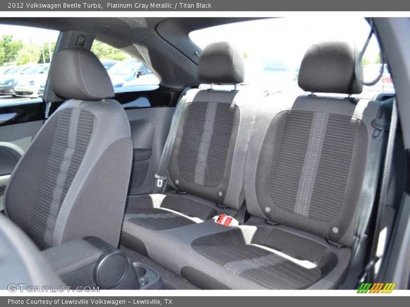 Rear Seat of 2012 Beetle Turbo