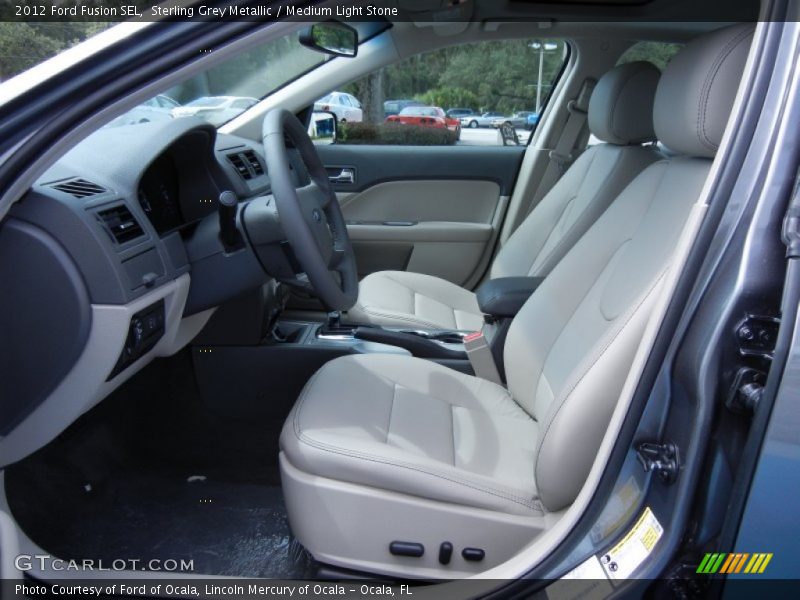 Sterling Grey Metallic / Medium Light Stone 2012 Ford Fusion SEL