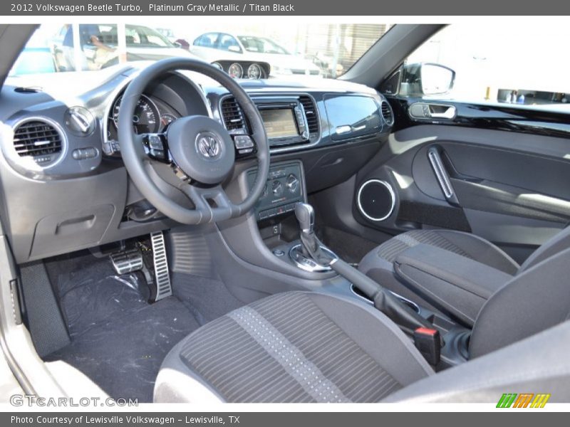 Titan Black Interior - 2012 Beetle Turbo 