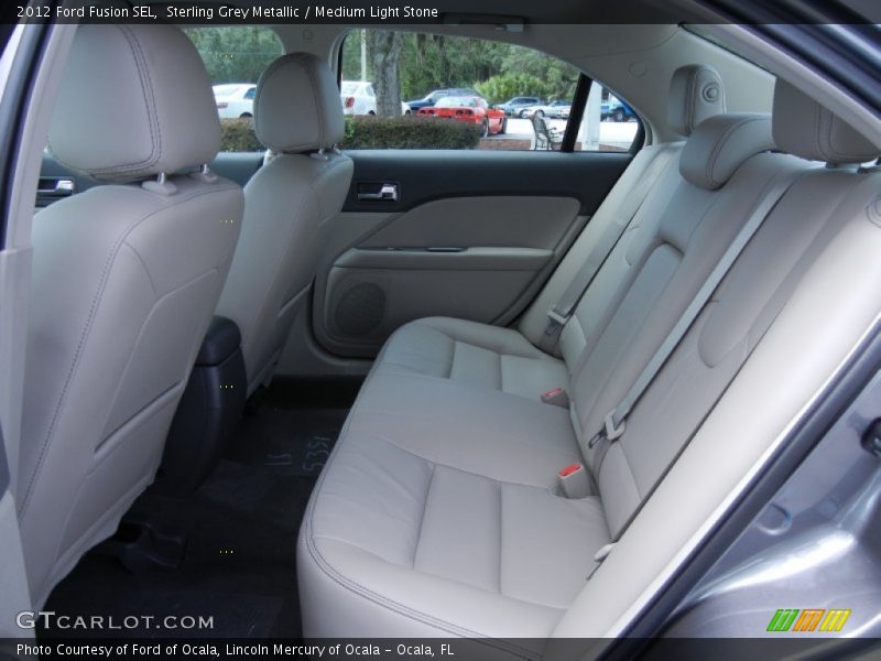Sterling Grey Metallic / Medium Light Stone 2012 Ford Fusion SEL
