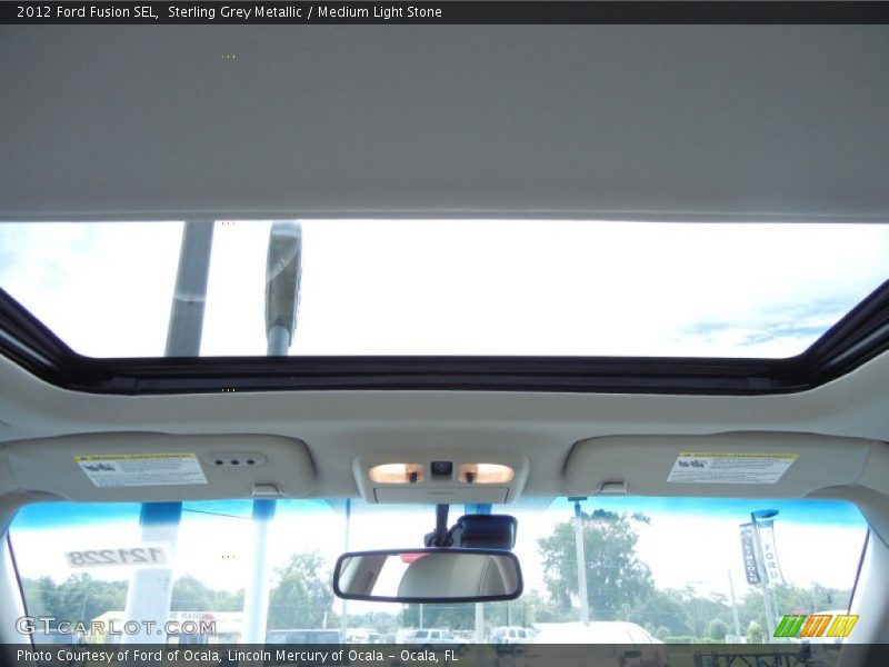Sterling Grey Metallic / Medium Light Stone 2012 Ford Fusion SEL