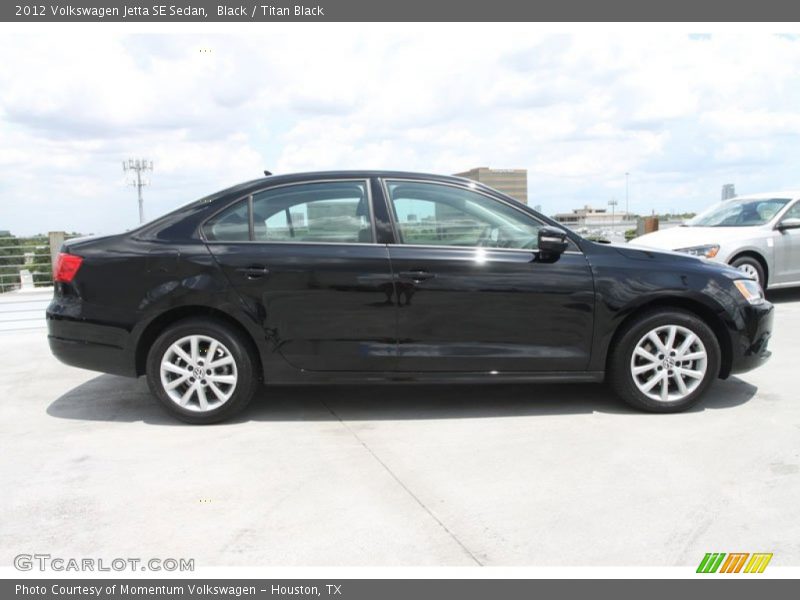 Black / Titan Black 2012 Volkswagen Jetta SE Sedan