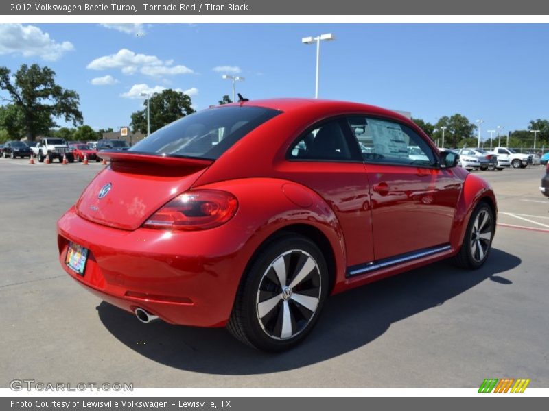 Tornado Red / Titan Black 2012 Volkswagen Beetle Turbo