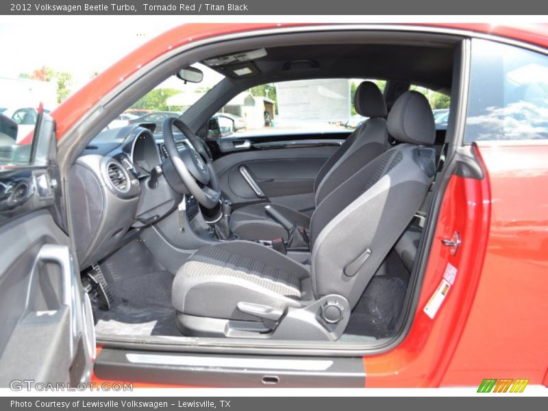 Tornado Red / Titan Black 2012 Volkswagen Beetle Turbo