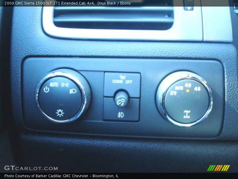 Onyx Black / Ebony 2009 GMC Sierra 1500 SLT Z71 Extended Cab 4x4
