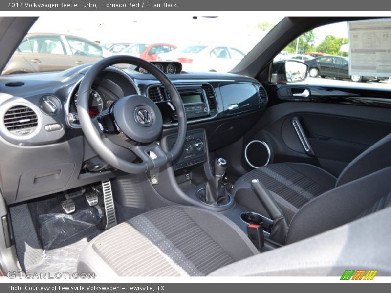 Tornado Red / Titan Black 2012 Volkswagen Beetle Turbo