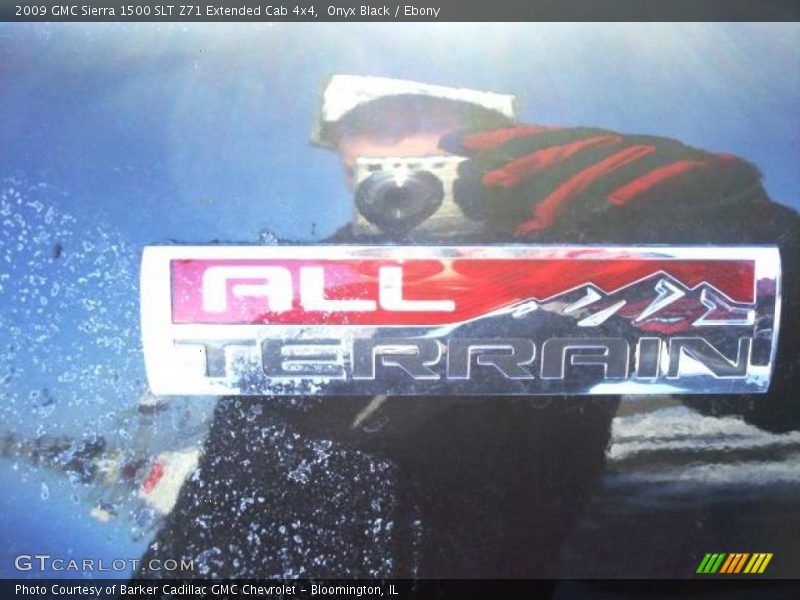 Onyx Black / Ebony 2009 GMC Sierra 1500 SLT Z71 Extended Cab 4x4
