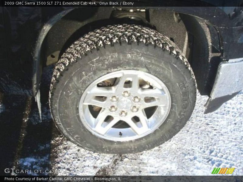 Onyx Black / Ebony 2009 GMC Sierra 1500 SLT Z71 Extended Cab 4x4