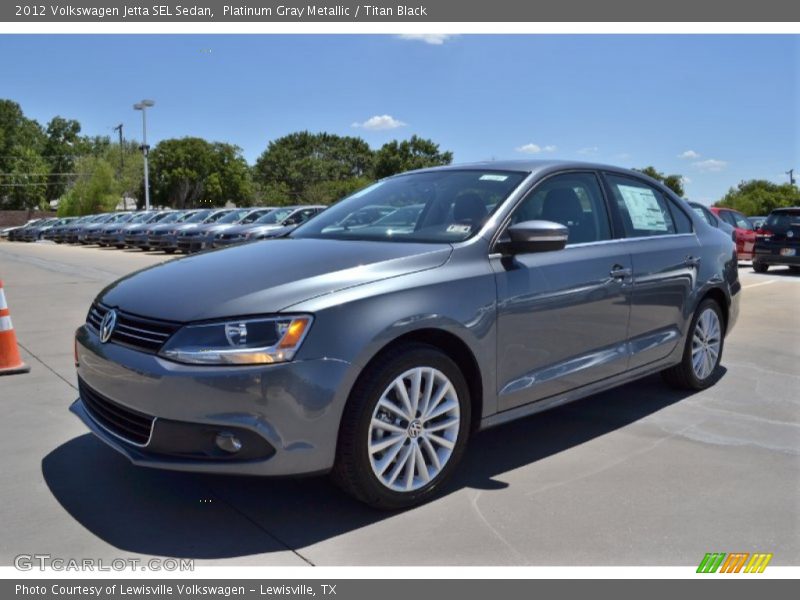 Platinum Gray Metallic / Titan Black 2012 Volkswagen Jetta SEL Sedan