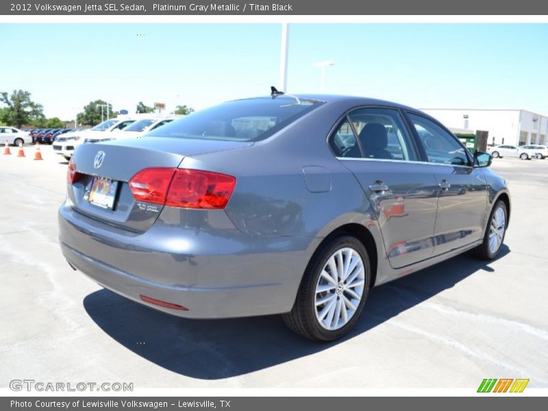 Platinum Gray Metallic / Titan Black 2012 Volkswagen Jetta SEL Sedan